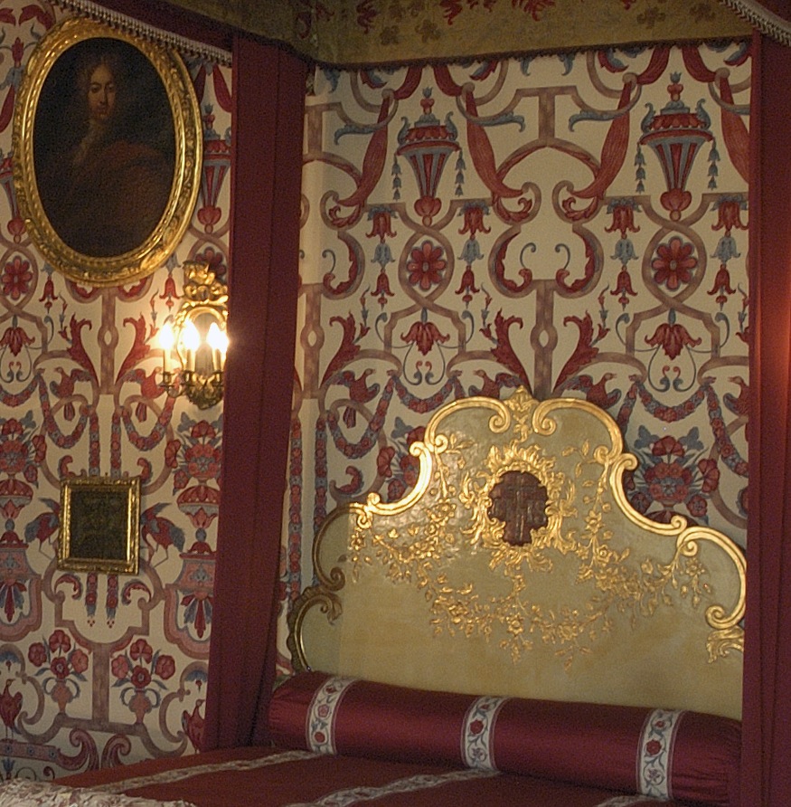 La Chambre : le lit du Roy : detail